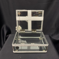 Küçük Lüks Cam Çikolata & Çiçek & Aranjman Teşhir Kutusu - 22023- deg -